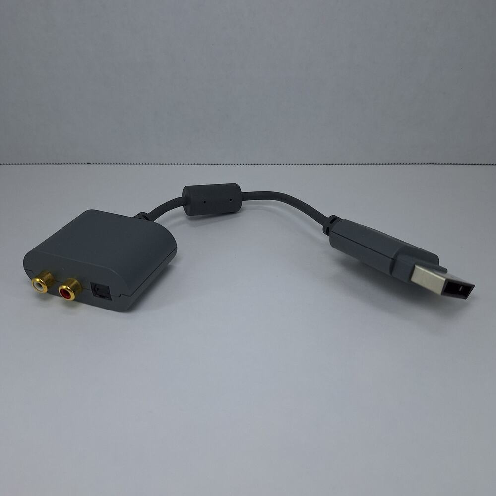 Microsoft Xbox 360 Original Genuine OEM RCA Audio Adapter Cable X808221-001